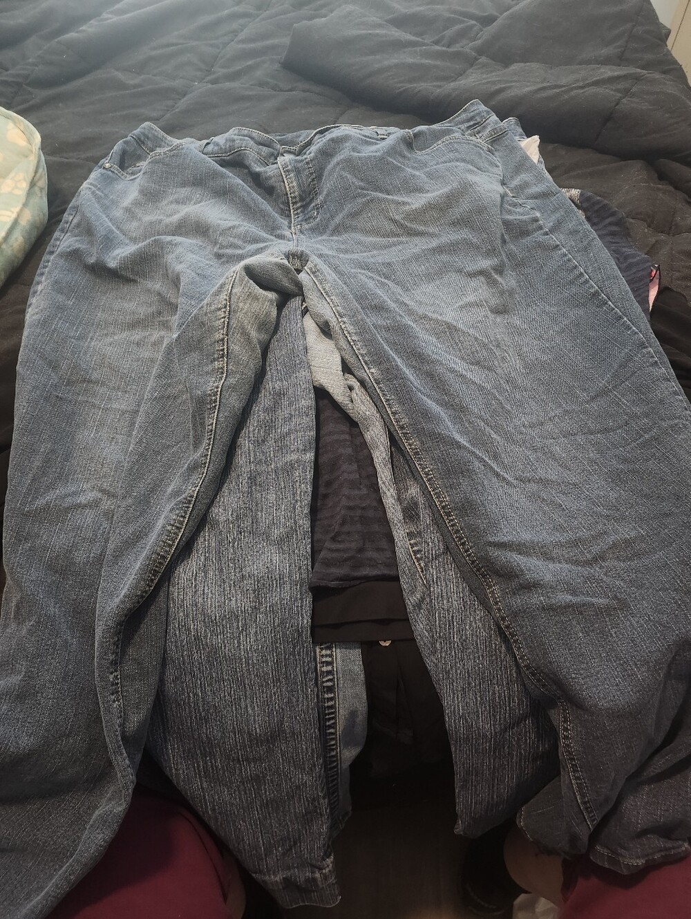 JMS Just My Size Stretch Classic Denim Women's Average Blue Jeans Size 26W